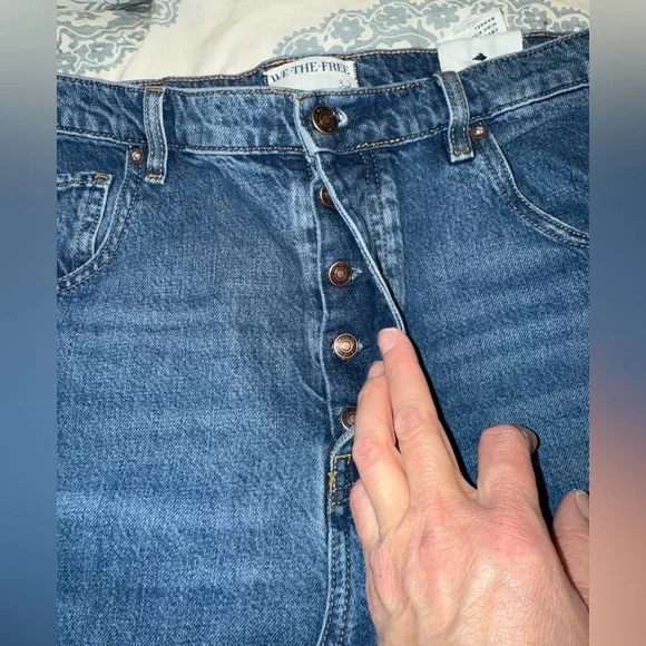 We The Free Crvy Venus High Rise Barrel Jeans - Picture 7 of 10